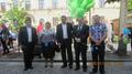 Празднование 1 мая и 110 - ой годовщины профсоюзного движения Беларуси проходящей в г. Дятлово на площади 17 Сентября